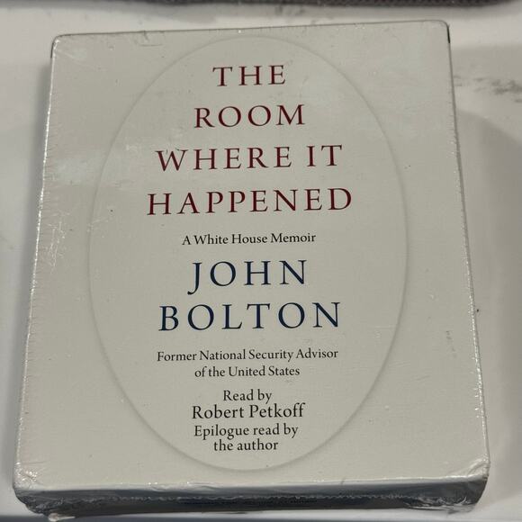 Audio Book John Bolton The Room Where It Happened  A White House Memoir - Picture 1 of 2